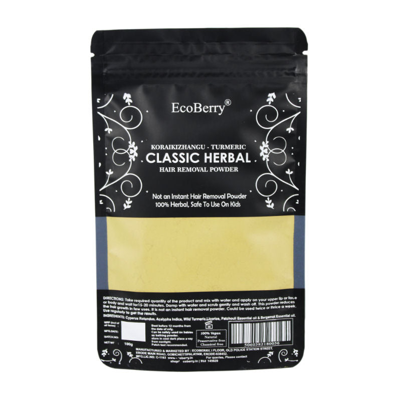 Ecoberry Koraikizhangu Hair Removal Powder
