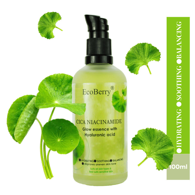 Ecoberry Cica Niacinamide Glow Essence with Hyaluronic Acid