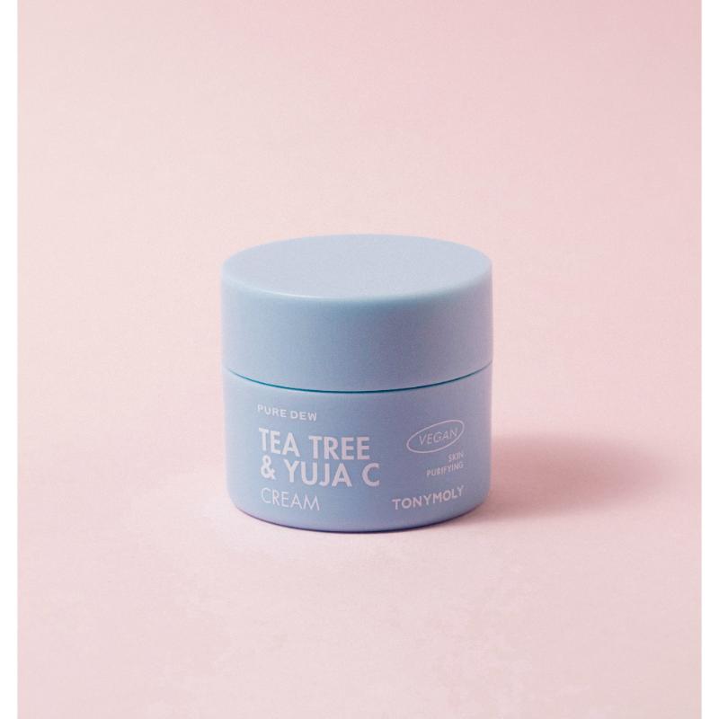 TONYMOLY Pure Dew Tea Tree Yuja C Purifying Cream