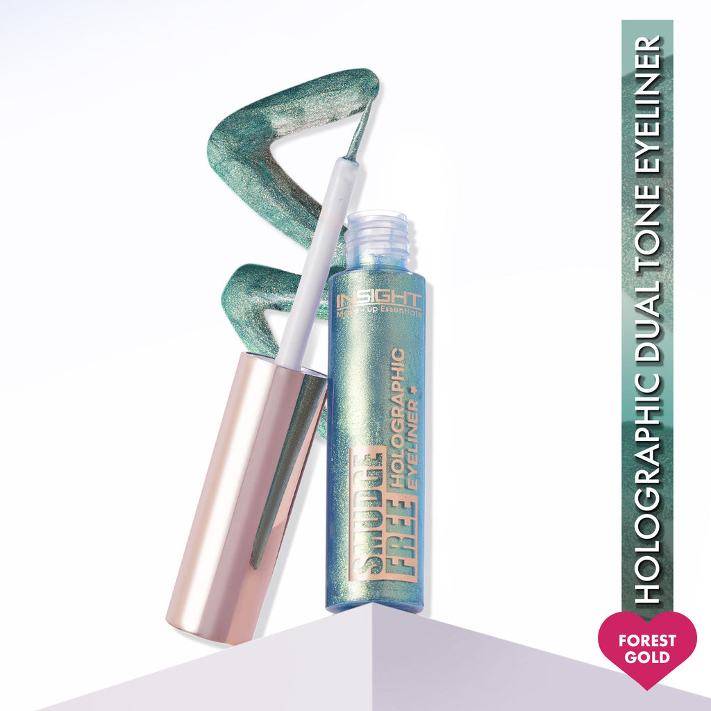 Insight Cosmetics Smudge Free Holographic Eyeliner, Dual Tone Effect