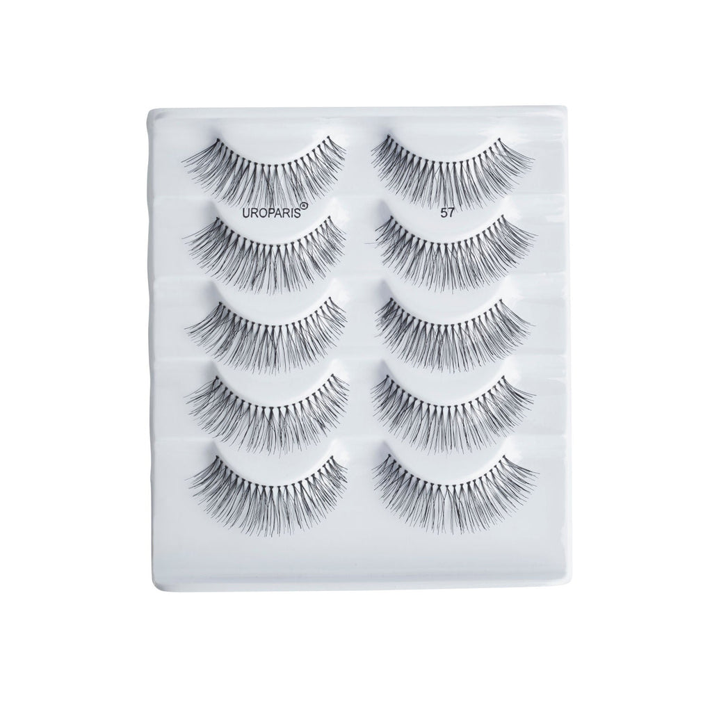 Uroparis Human Hair Eyelashes 57 - Black