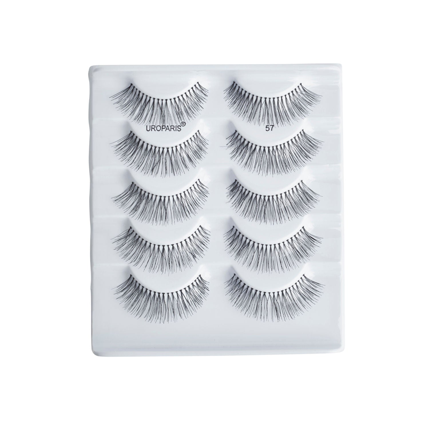 Uroparis Human Hair Eyelashes 57 - Black