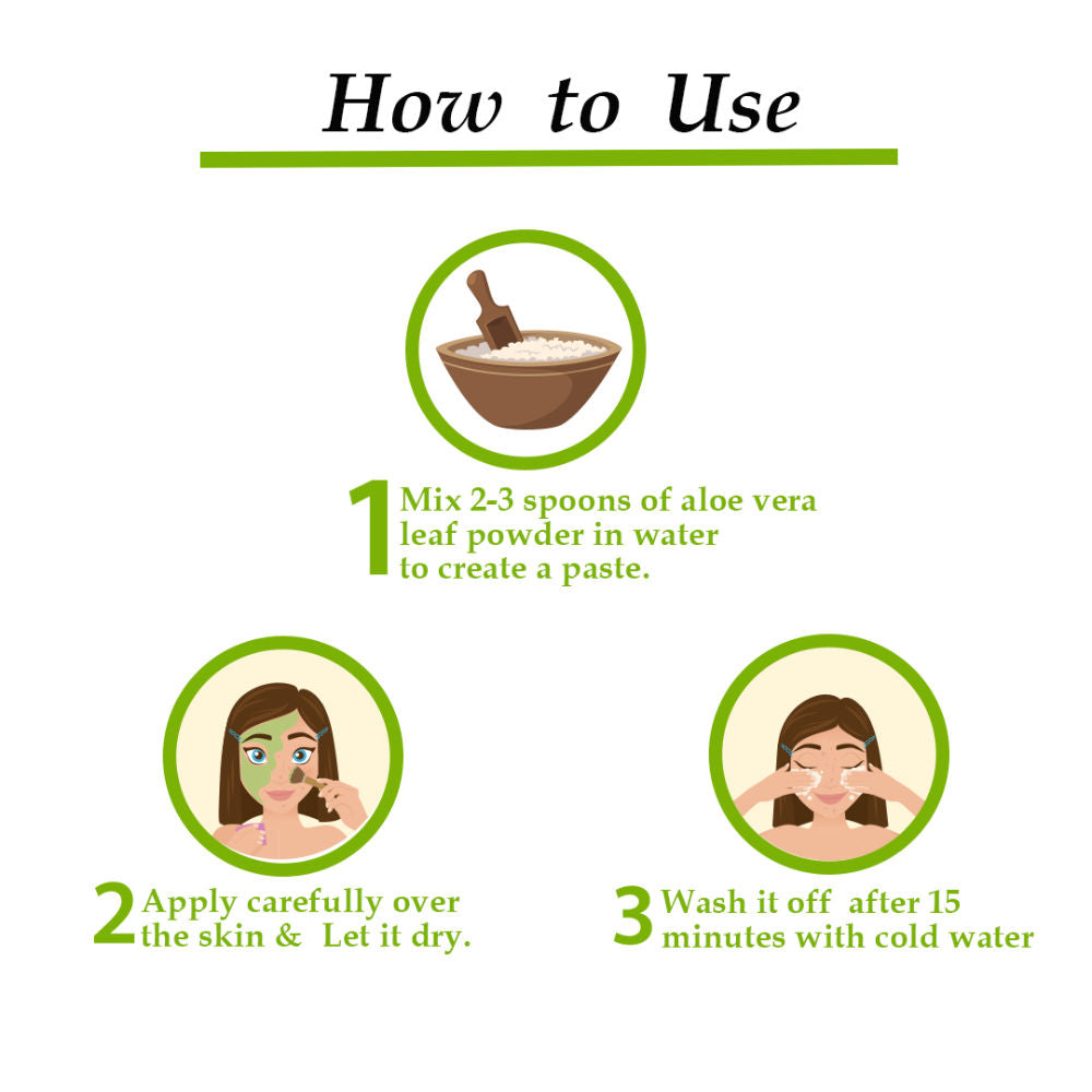 Wild Organic Aloe Vera Leaf Powder