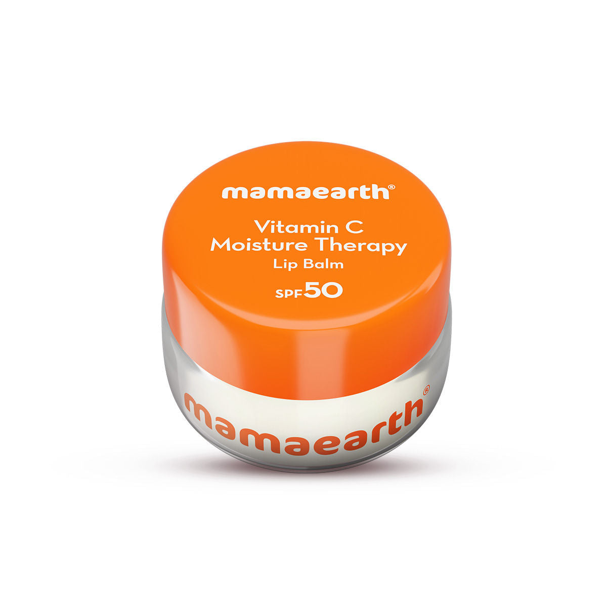 Mamaearth Vitamin C Lip Balm SPF 50 with Coconut Oil and Shea Butter for Brightening Dry Lips
