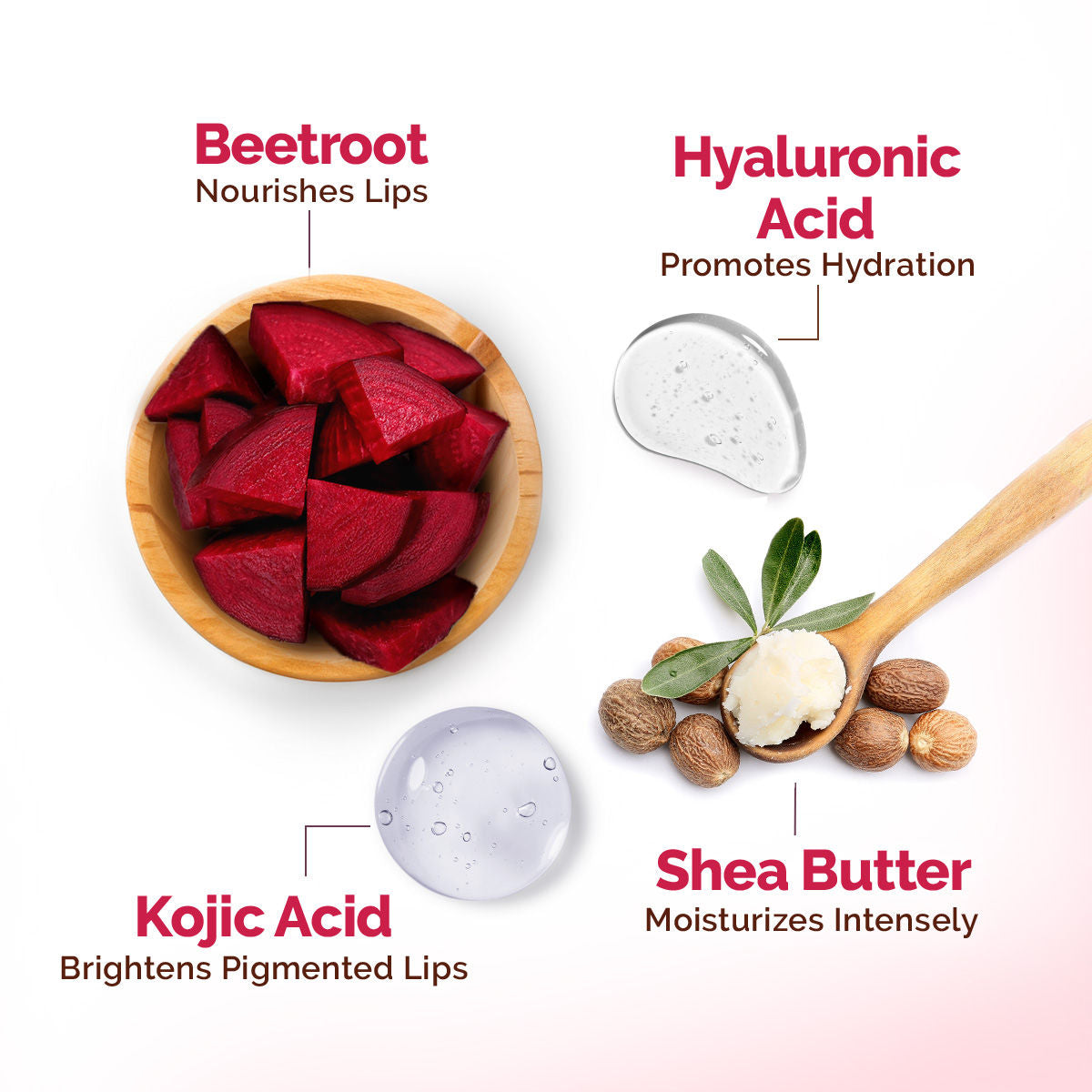 Mamaearth Beetroot Moisture Therapy Lip Balm with Hyaluronic Acid for Dry and Chapped Lips