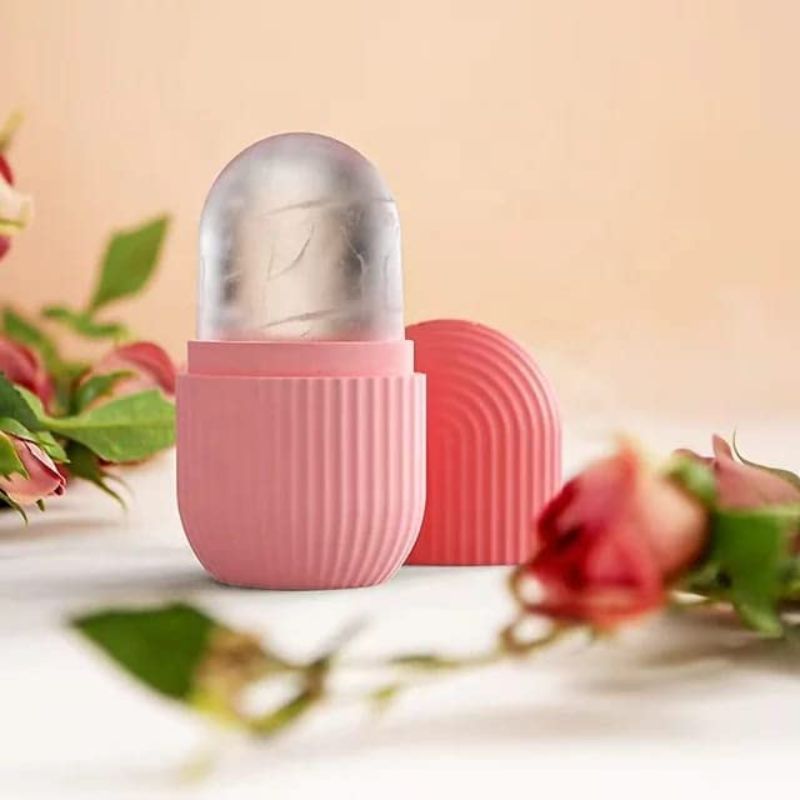 Kazarmaa Ice Roller Massage for Face Toning - Pink