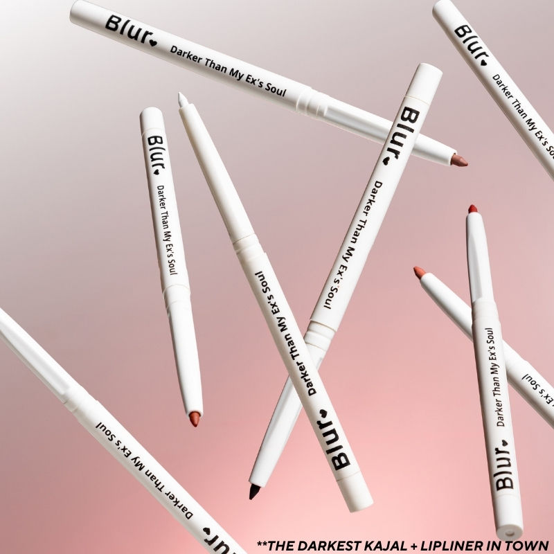 BLUR INDIA Darker Than My Ex'S Soul Kajal & Lipliner