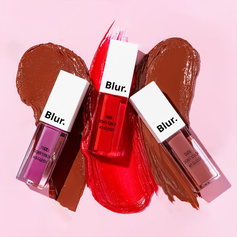BLUR INDIA Dude Don't Touch My Gloss - Wine