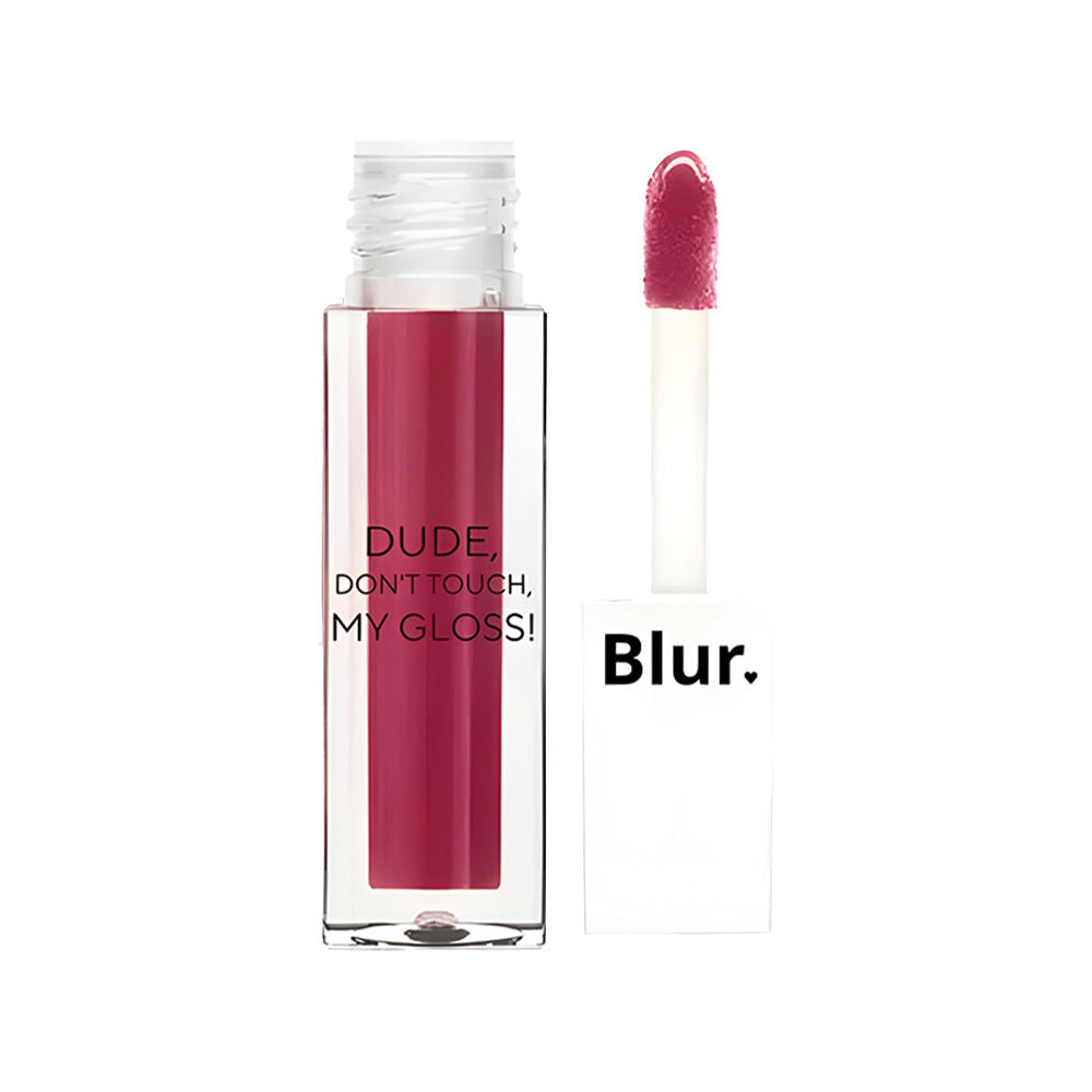 BLUR INDIA Dude Don't Touch My Gloss - Wine