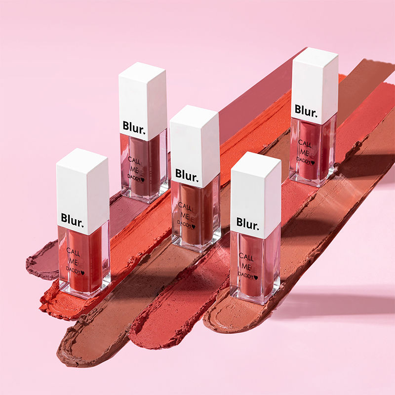BLUR INDIA Call Me Daddy Nude Matte Liquid Lipsticks - Deep Pink