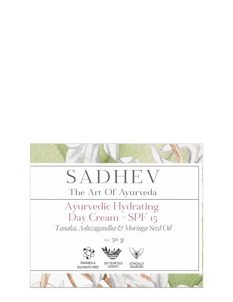 SADHEV Ayurvedic Hydrating Day Cream Spf 15