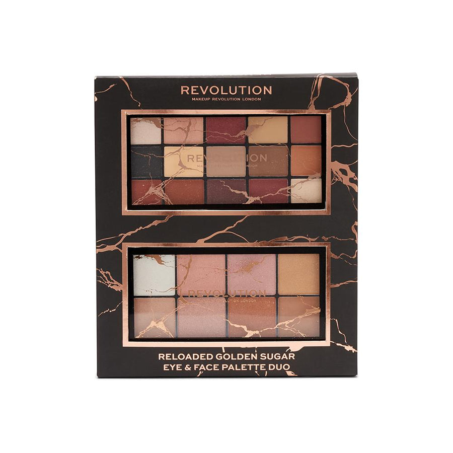 Makeup Revolution Reloaded Golden Sugar Eye & Face Palette Duo