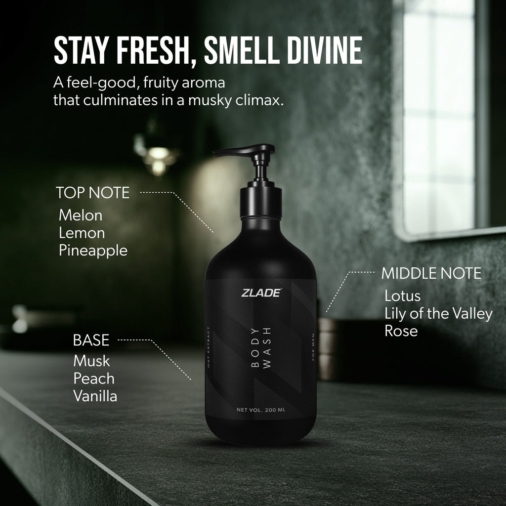 ZLADE Niacinamide & Oat Extract Body Wash
