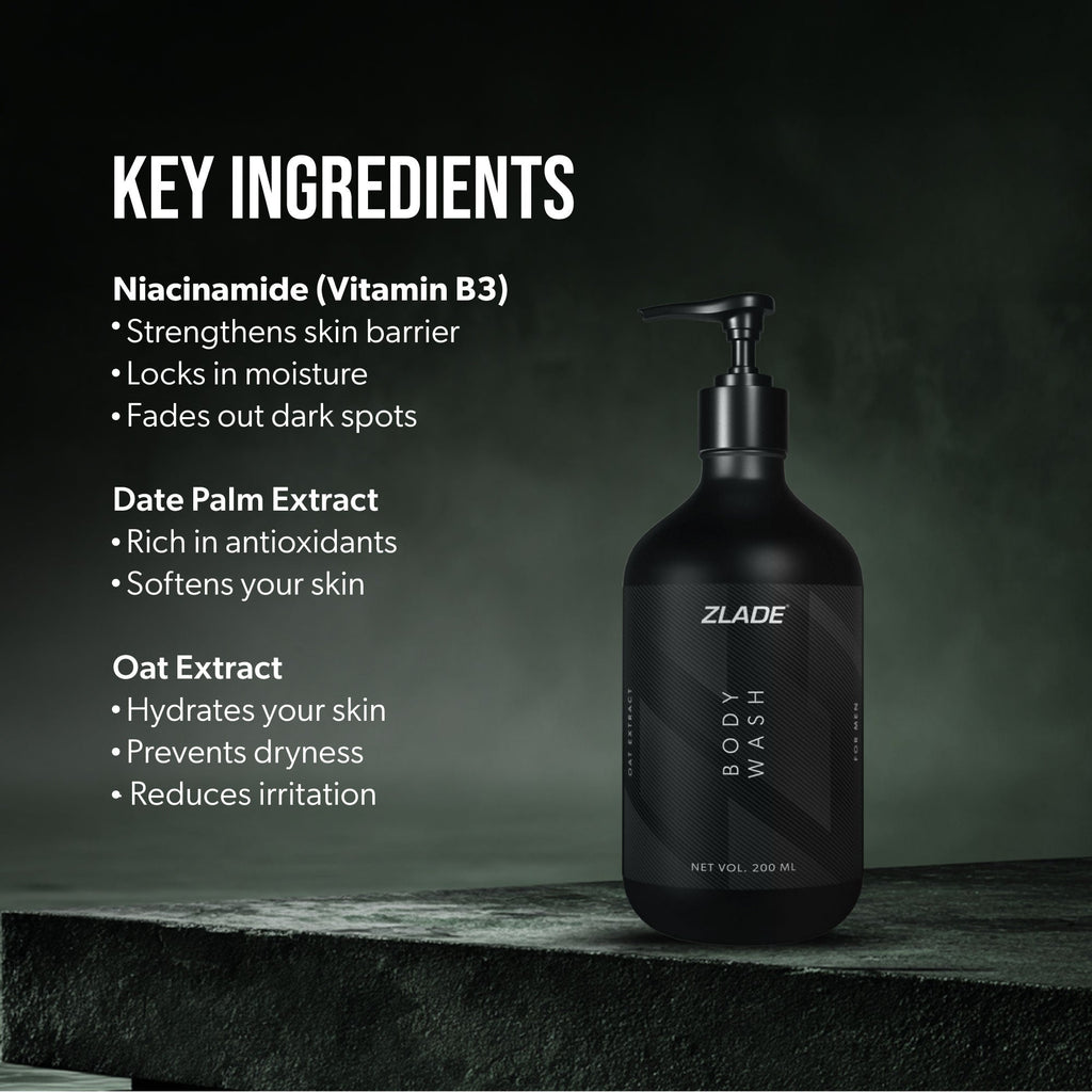 ZLADE Niacinamide & Oat Extract Body Wash