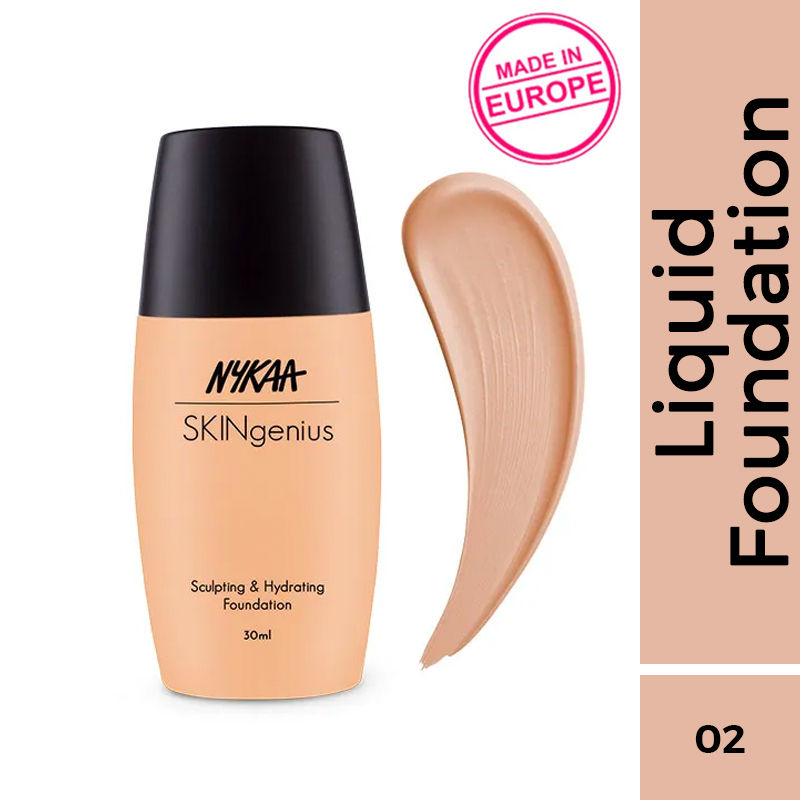 Nykaa Cosmetics SKINgenius Sculpting & Hydrating Dewy Foundation