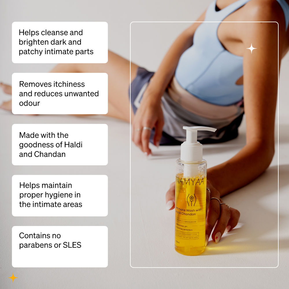 Namyaa Intimate Hygiene Wash With Haldi & Chandan