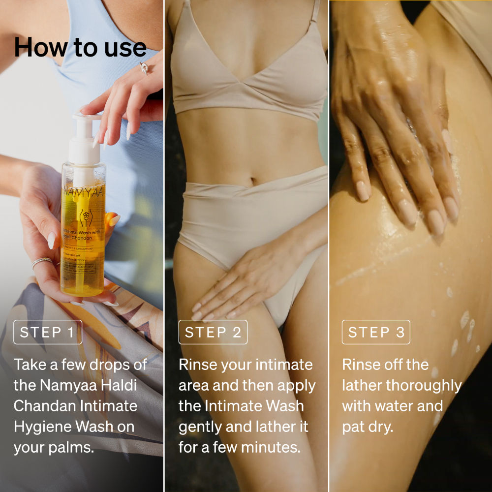 Namyaa Intimate Hygiene Wash With Haldi & Chandan