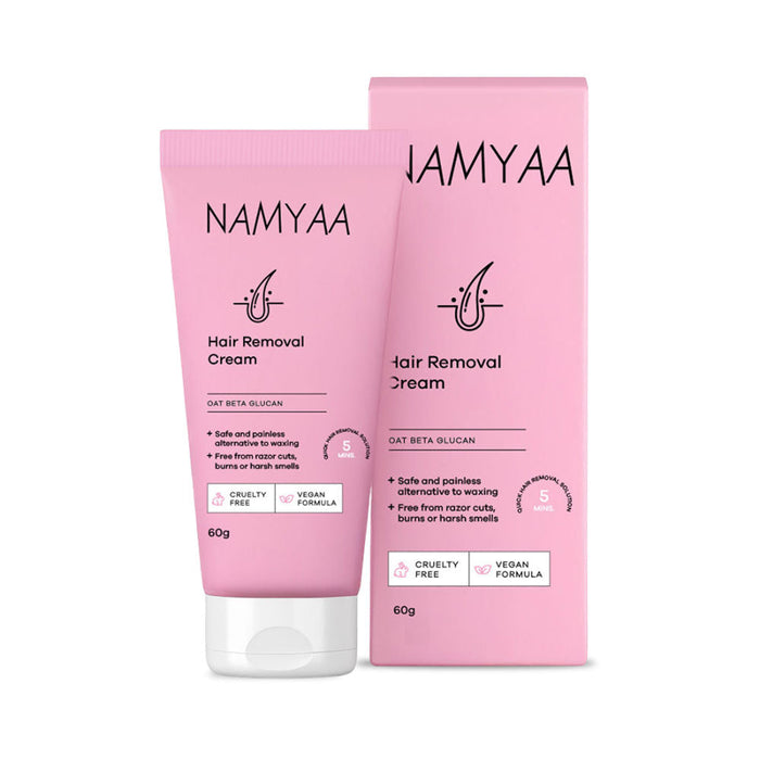 Namyaa Hair Removal Cream for Intimate Skin with After Wax Vitamin C Serum