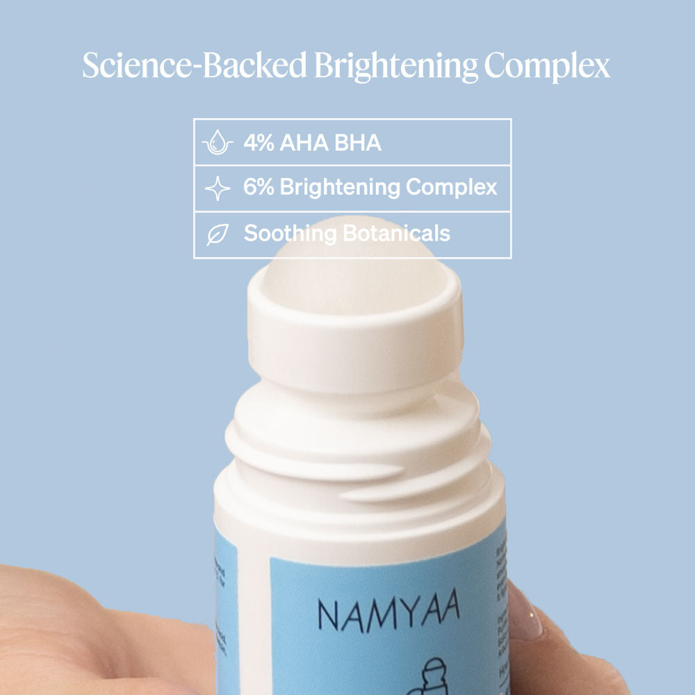 Namyaa Underarm Roll On With 4% AHA BHA & 6% Brightening Complex