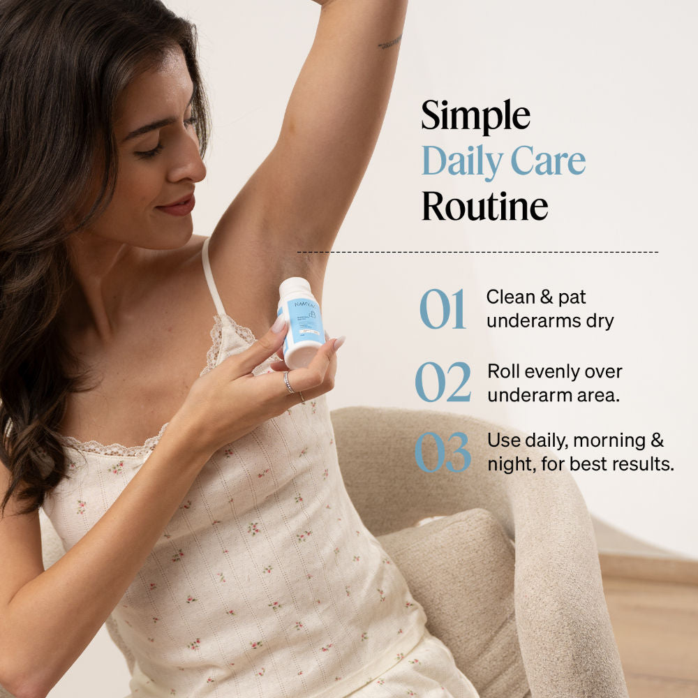 Namyaa Underarm Roll On With 4% AHA BHA & 6% Brightening Complex