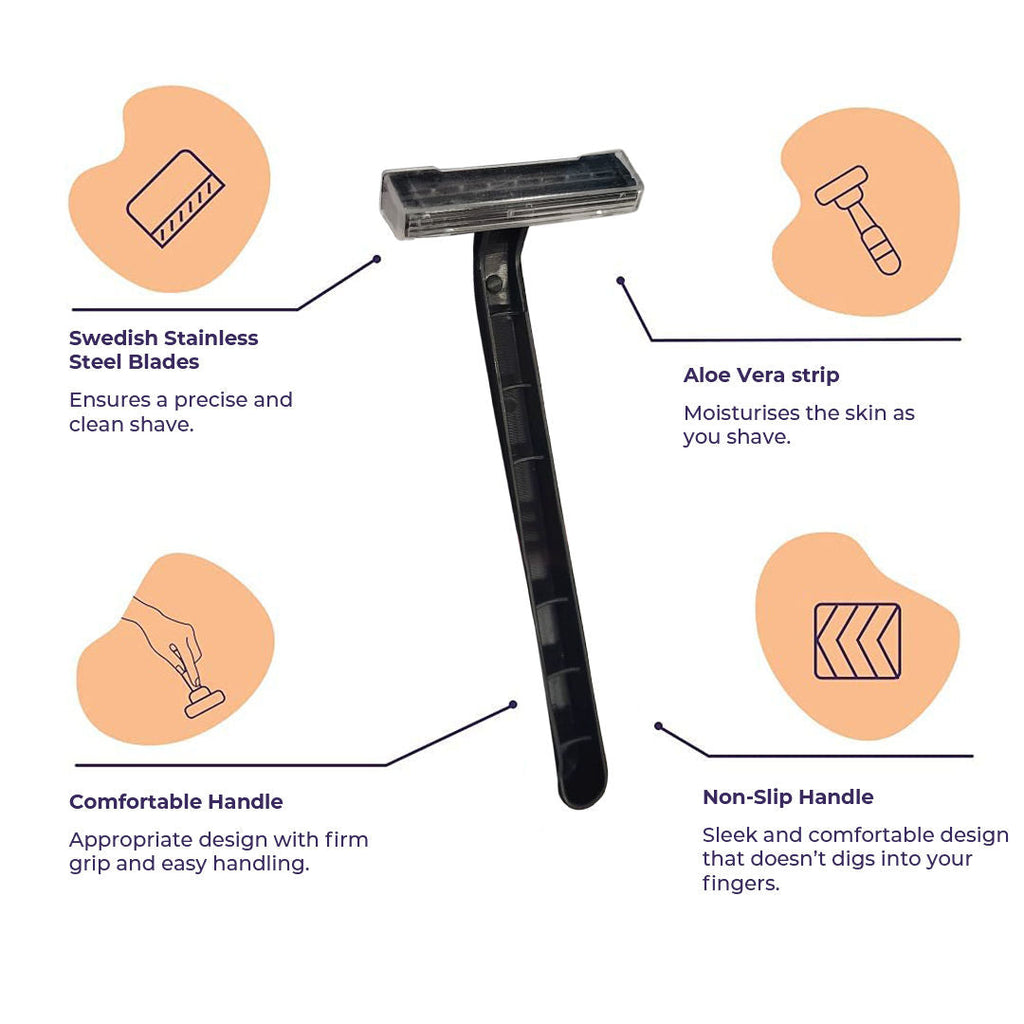 Sanfe Twin Blade Body Razor A Bully To Hair A Friend To Curves 4 in 1