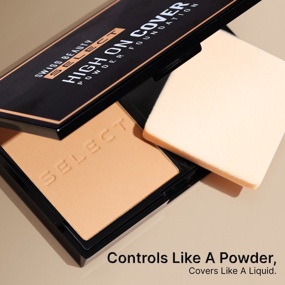 Swiss Beauty Select High On Cover Powder Foundation