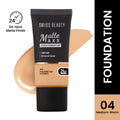 Swiss Beauty Matte Maxx Cover Foundation with Hyaluronic Acid & Vitamin E