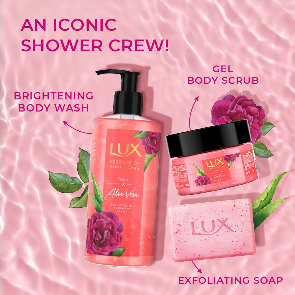 Lux Essence Of Himalayas Rose & Aloe Vera Brightening Body Wash