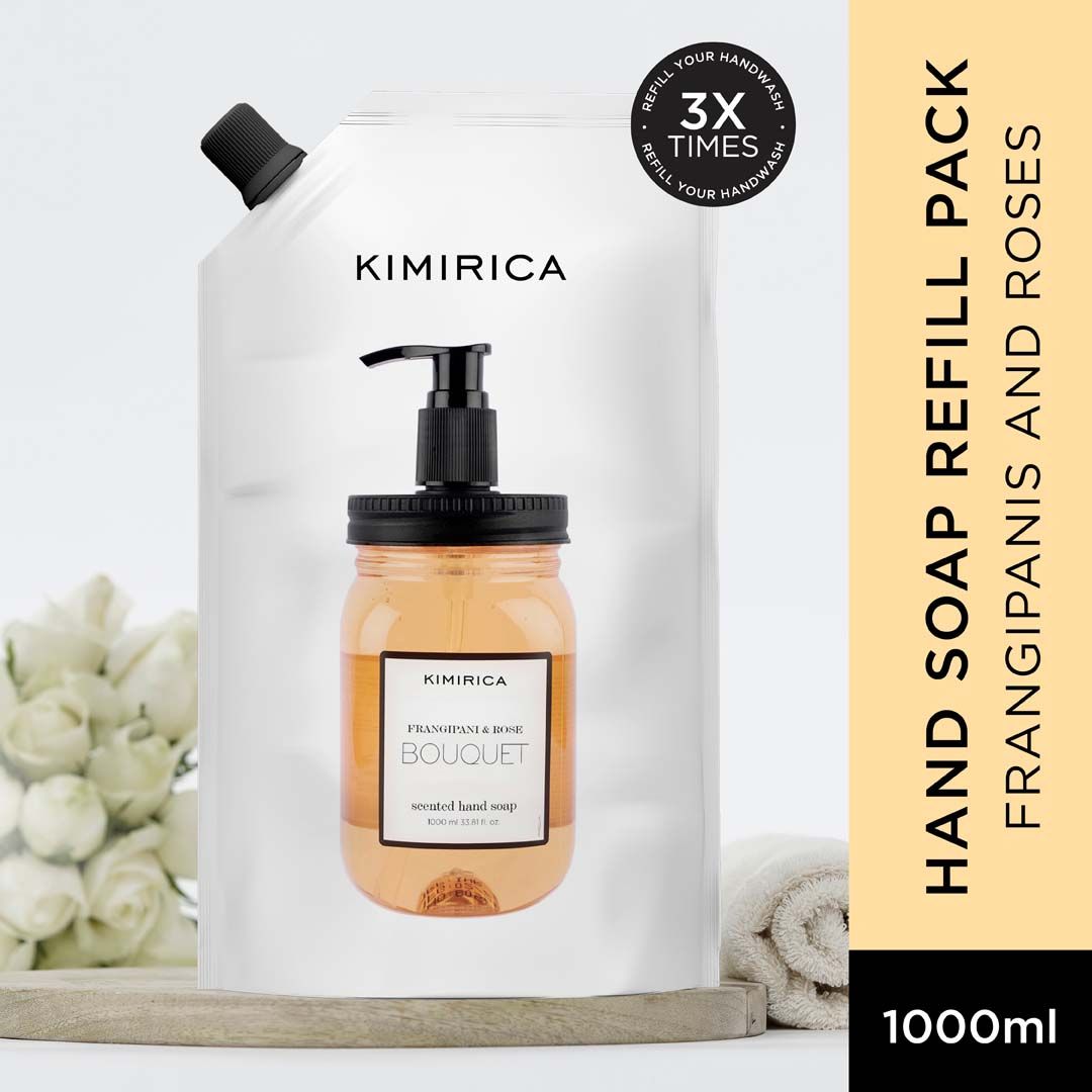 Kimirica Bouquet Frangipani & Rose Hand Wash Refill Pack