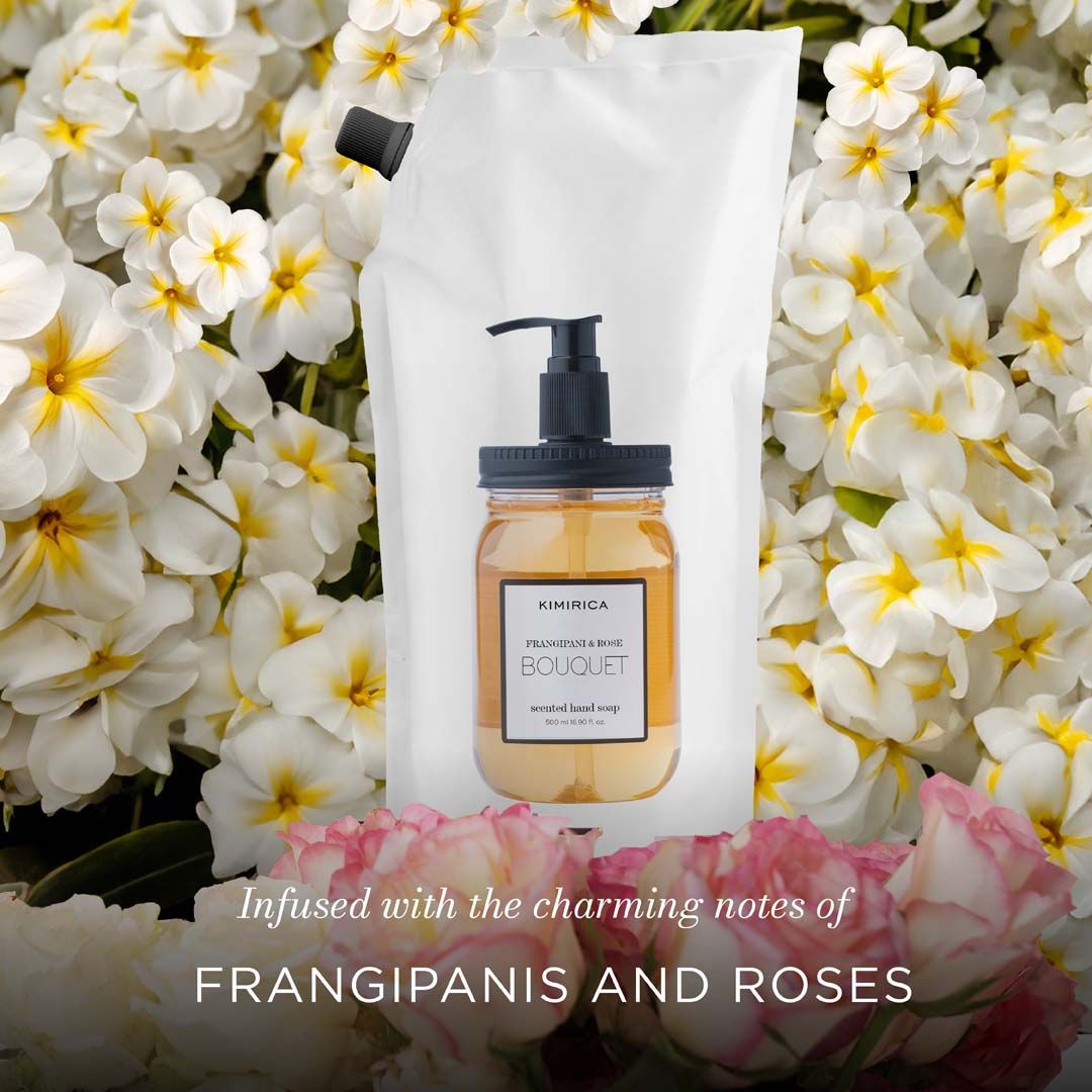 Kimirica Bouquet Frangipani & Rose Hand Wash Refill Pack