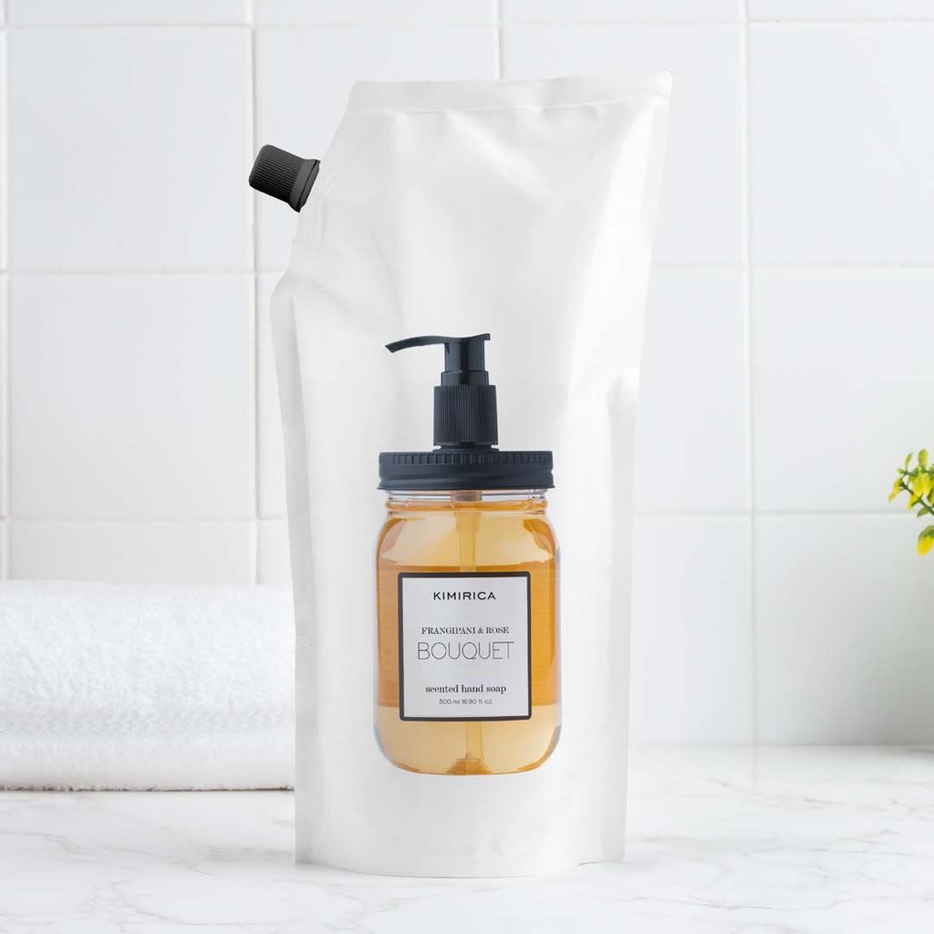 Kimirica Bouquet Frangipani & Rose Hand Wash Refill Pack