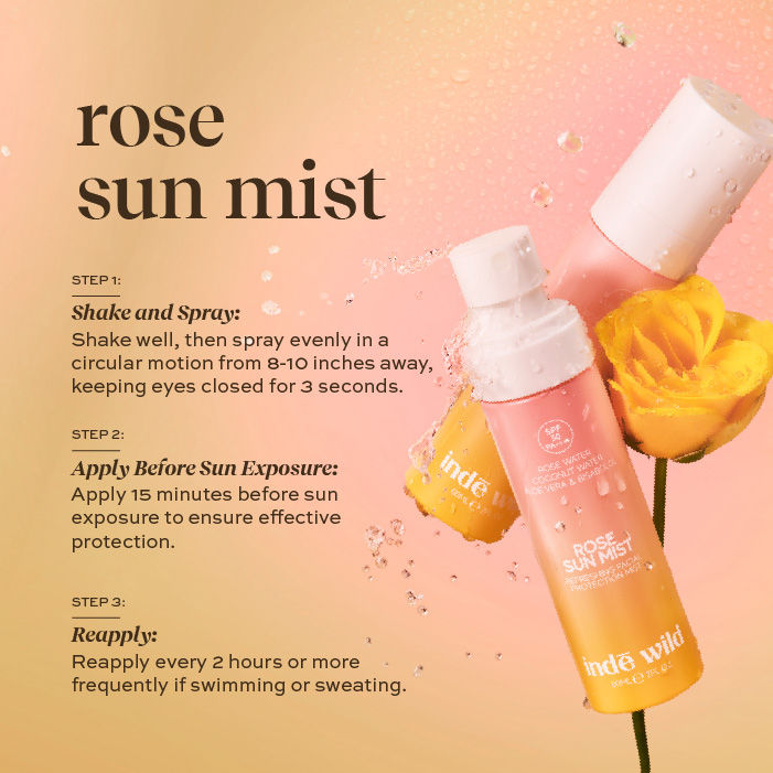 Inde Wild Rose Sun Mist SPF 50 PA ++++