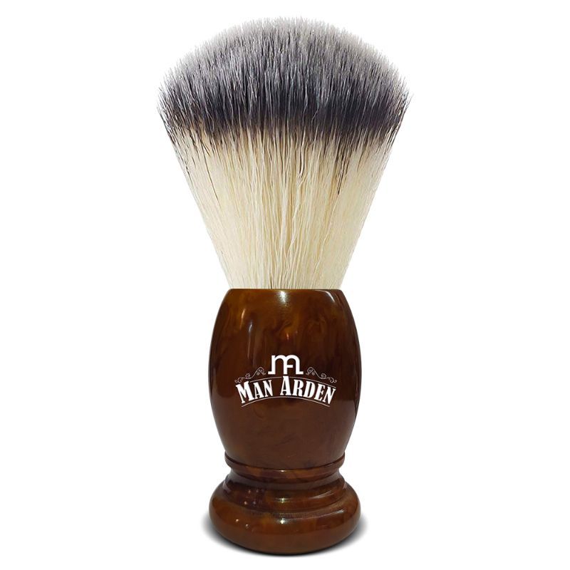 Man Arden Vintage Finish Premium Shaving Brush With Ultra Soft & Absorbent Bristles Long Handle