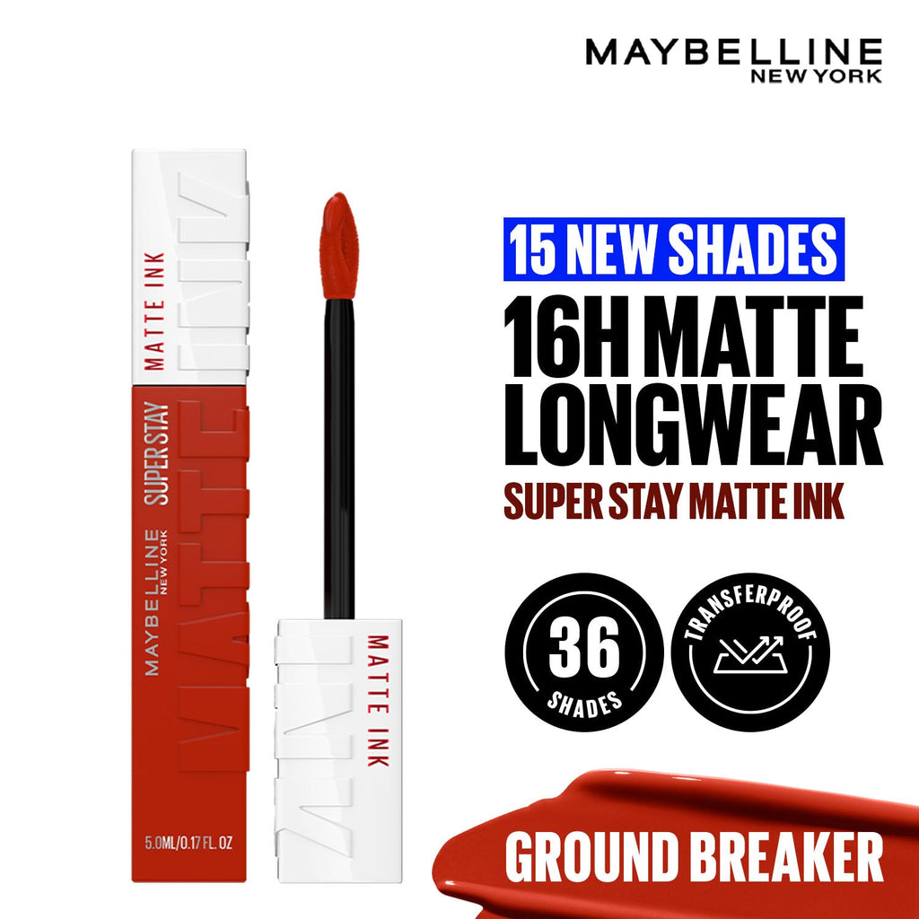 Maybelline New York Super Stay Matte Ink Liquid Lipstick, Lasts Up to 16 Hours - 15 Lover