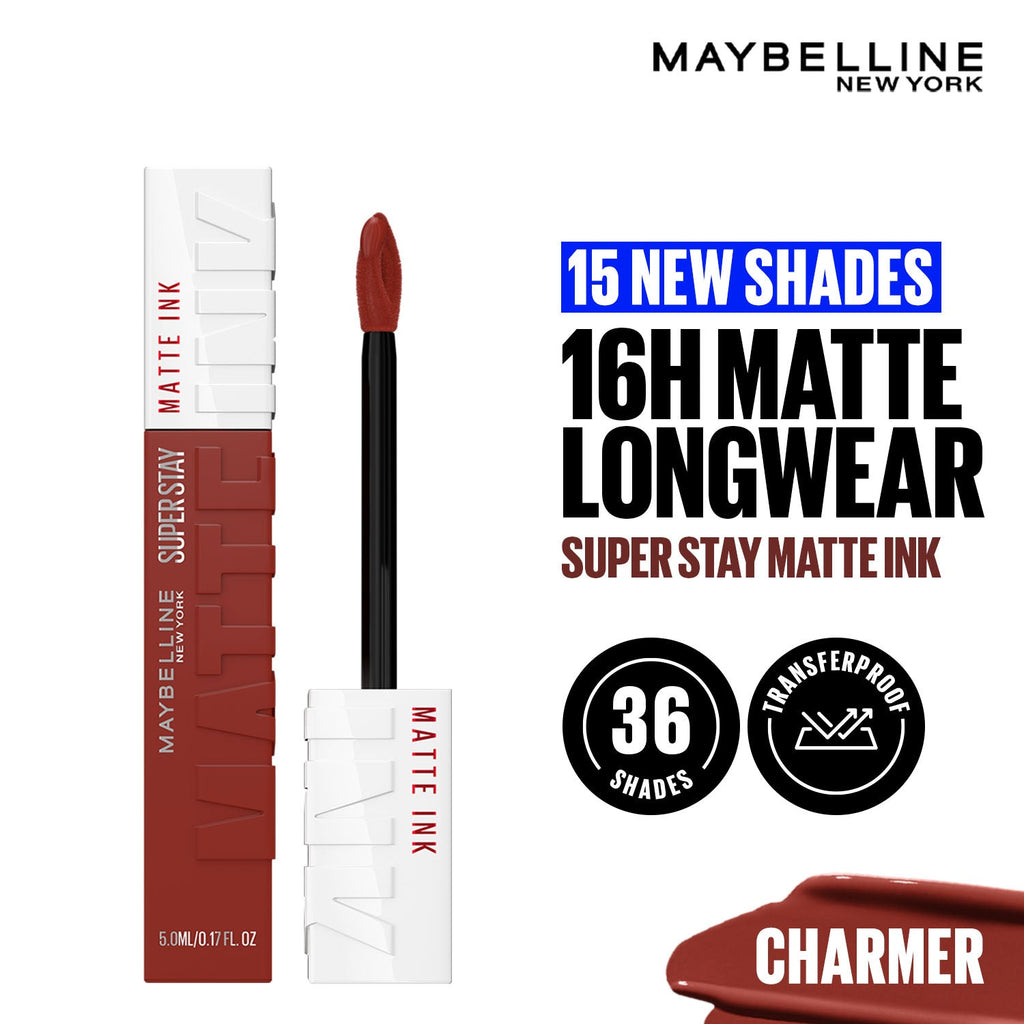 Maybelline New York Super Stay Matte Ink Liquid Lipstick, Lasts Up to 16 Hours - 15 Lover