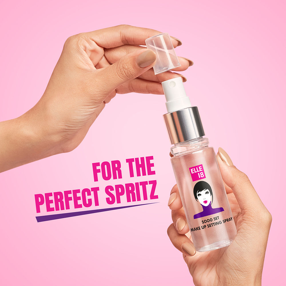 Elle 18 Hydrating Sooo Set Setting Spray With Niacinamide For Moisturised Skin