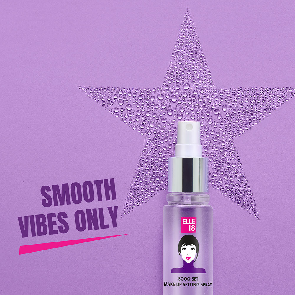 Elle 18 Hydrating Sooo Set Setting Spray With Niacinamide For Moisturised Skin