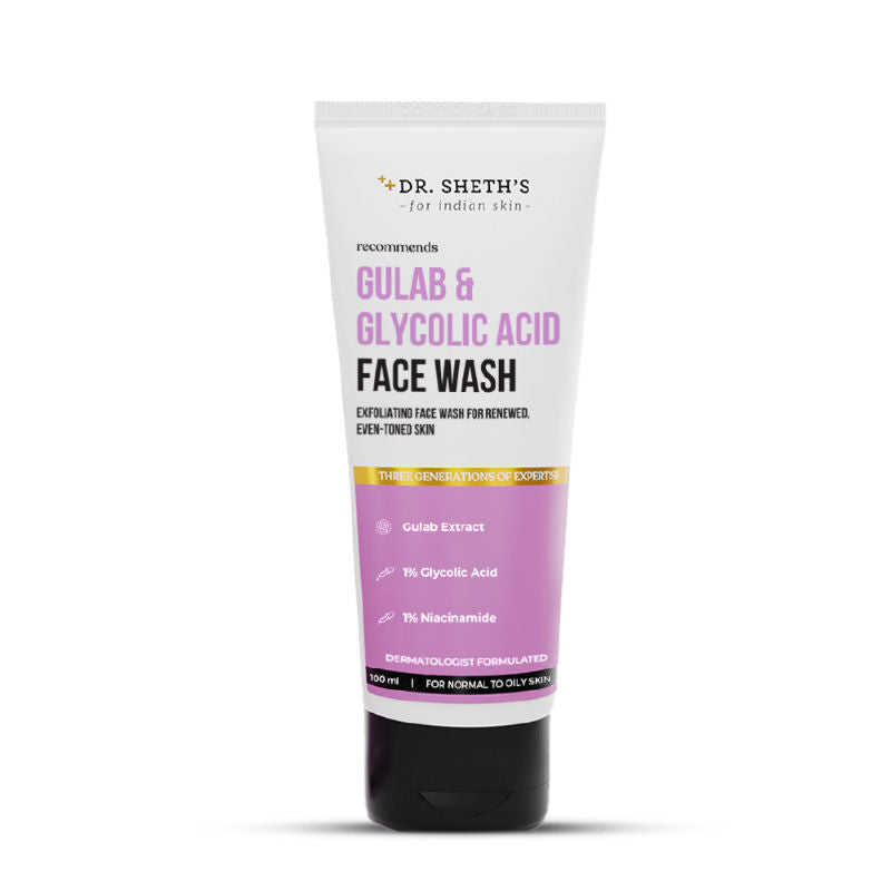 Dr. Sheth's Gulab & Glycolic Acid Face Wash