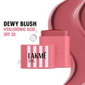 Lakme 9to5 Hya Beach Edit Blush, SPF 30, Creamy Texture, Dewy Finish