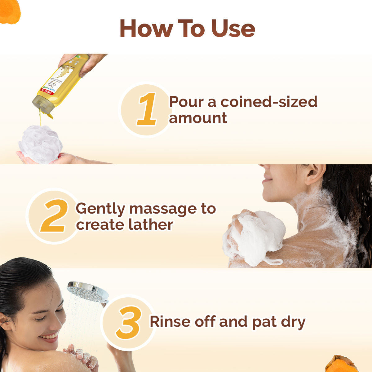 Mamaearth Ubtan Moisturizing Body Wash With Turmeric & Saffron