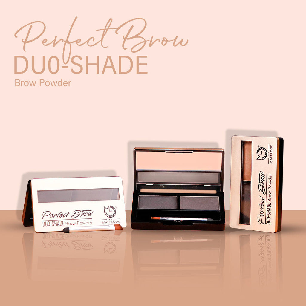 Matt look Perfect Brow Duo-shade Brow Powder