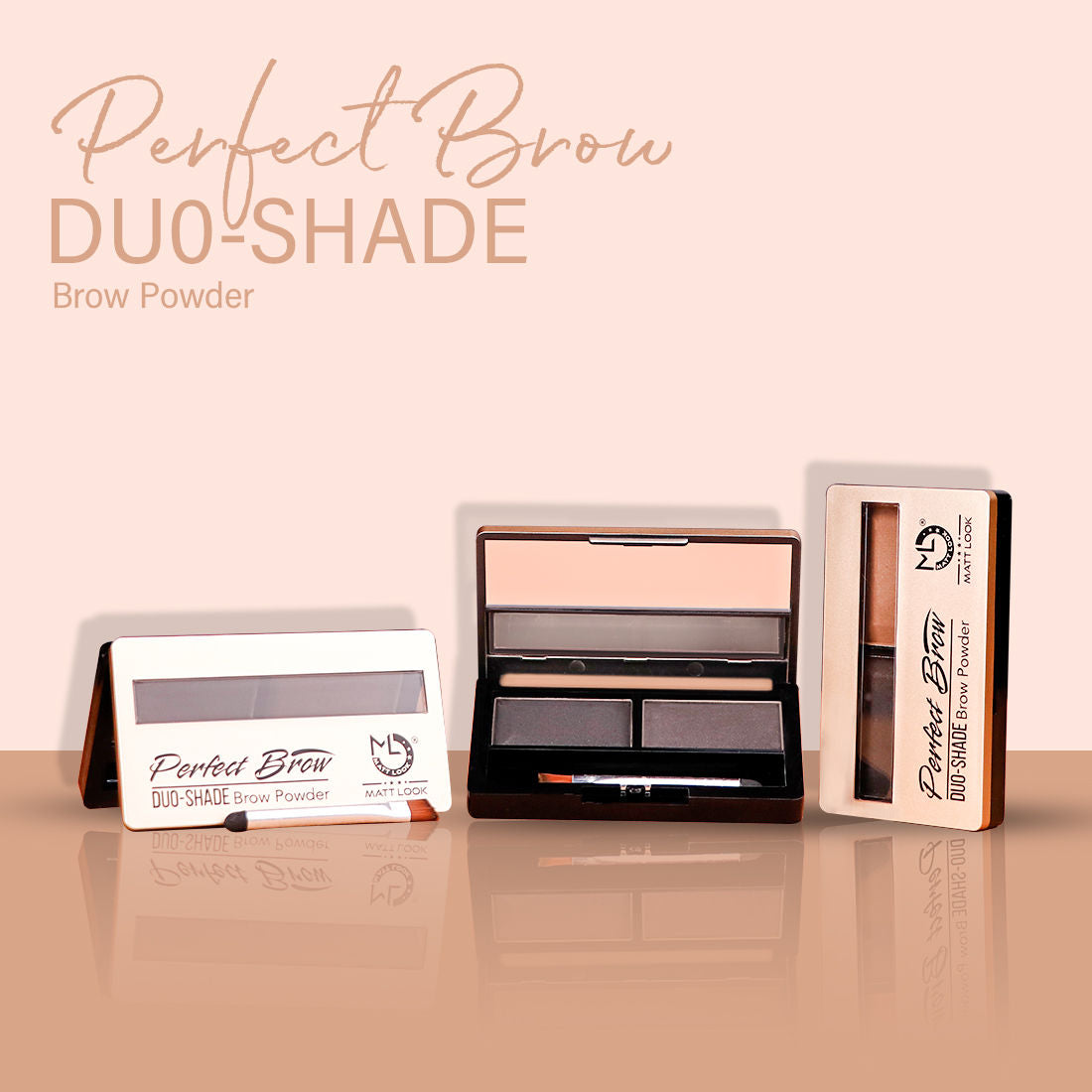 Matt look Perfect Brow Duo-shade Brow Powder