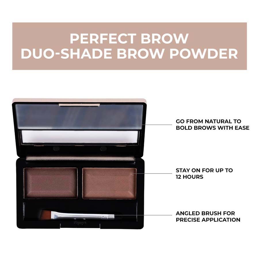 Matt look Perfect Brow Duo-shade Brow Powder