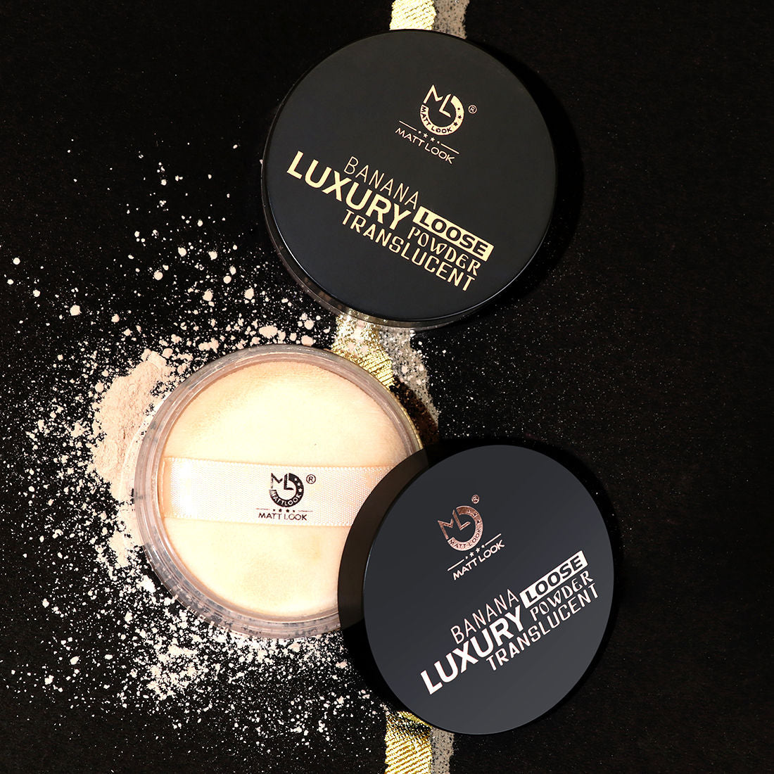 Matt look Face Makeup Banana Luxury Loose Powder Translucent