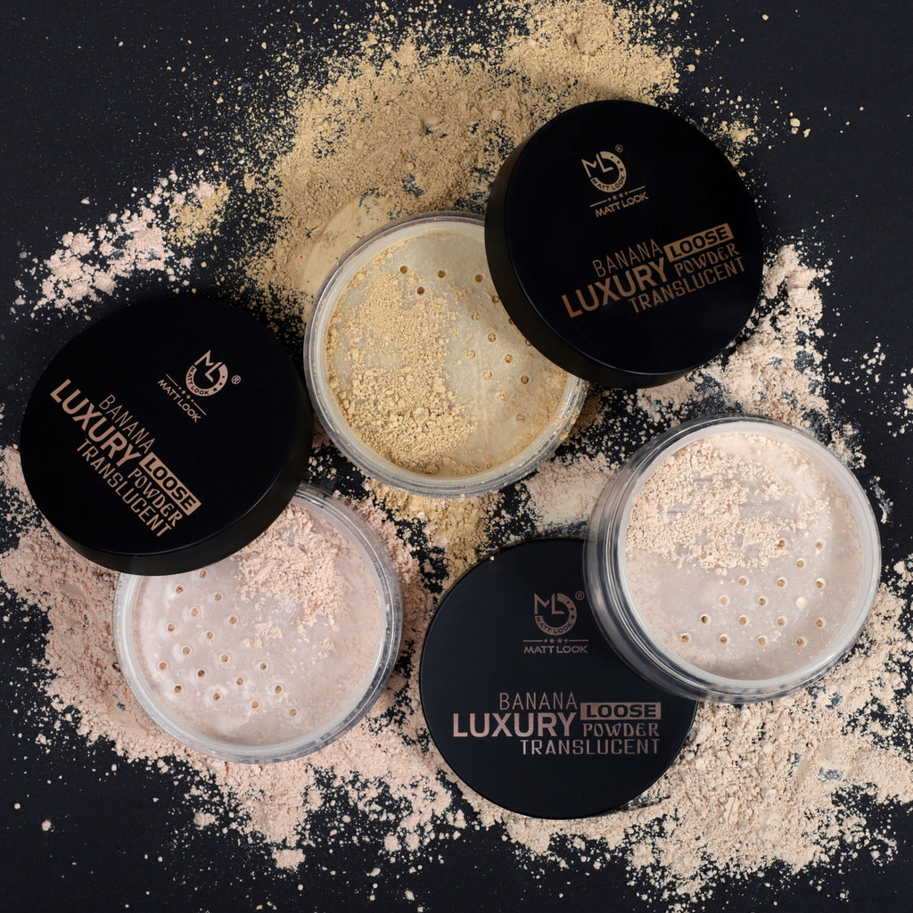 Matt look Face Makeup Banana Luxury Loose Powder Translucent