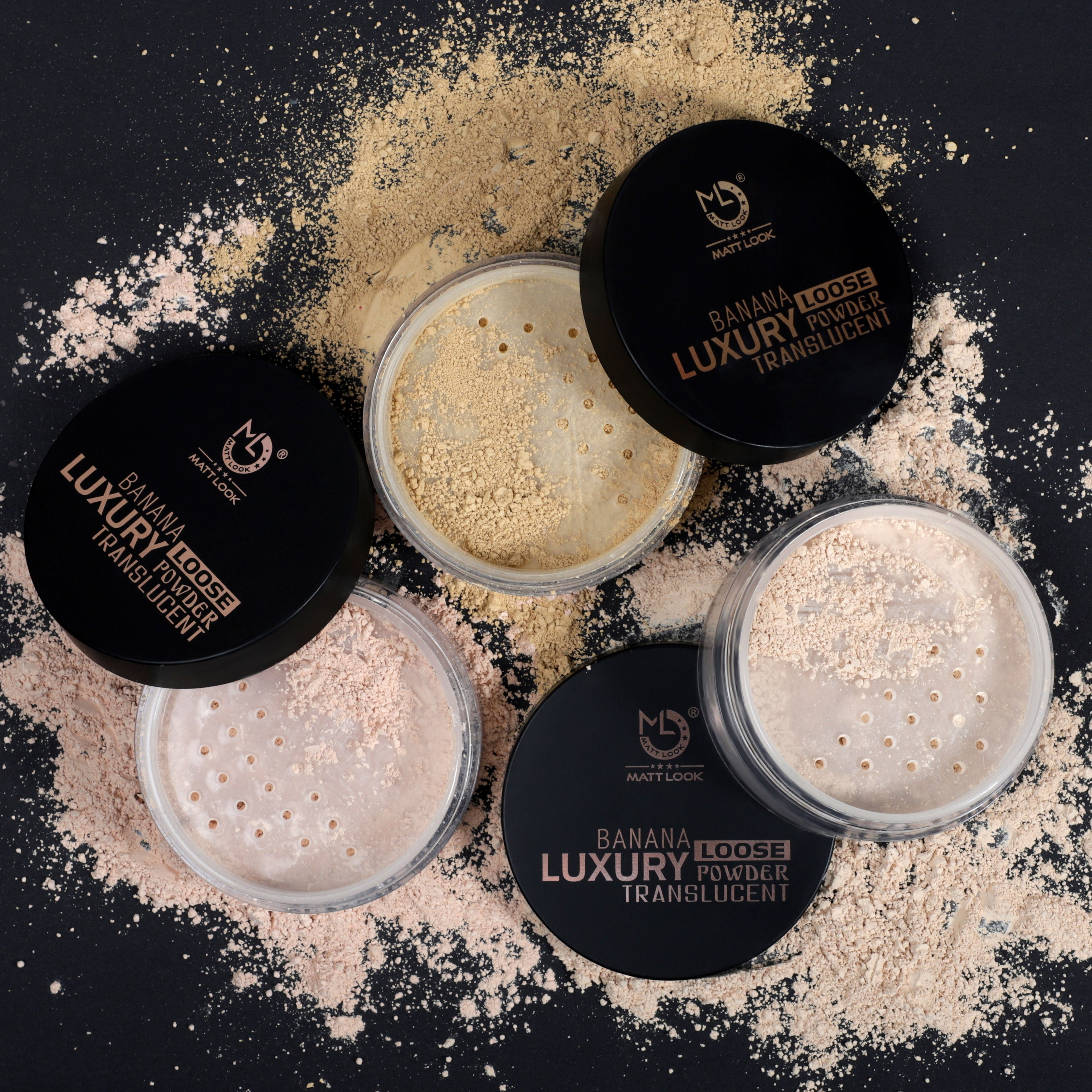 Matt look Face Makeup Banana Luxury Loose Powder Translucent