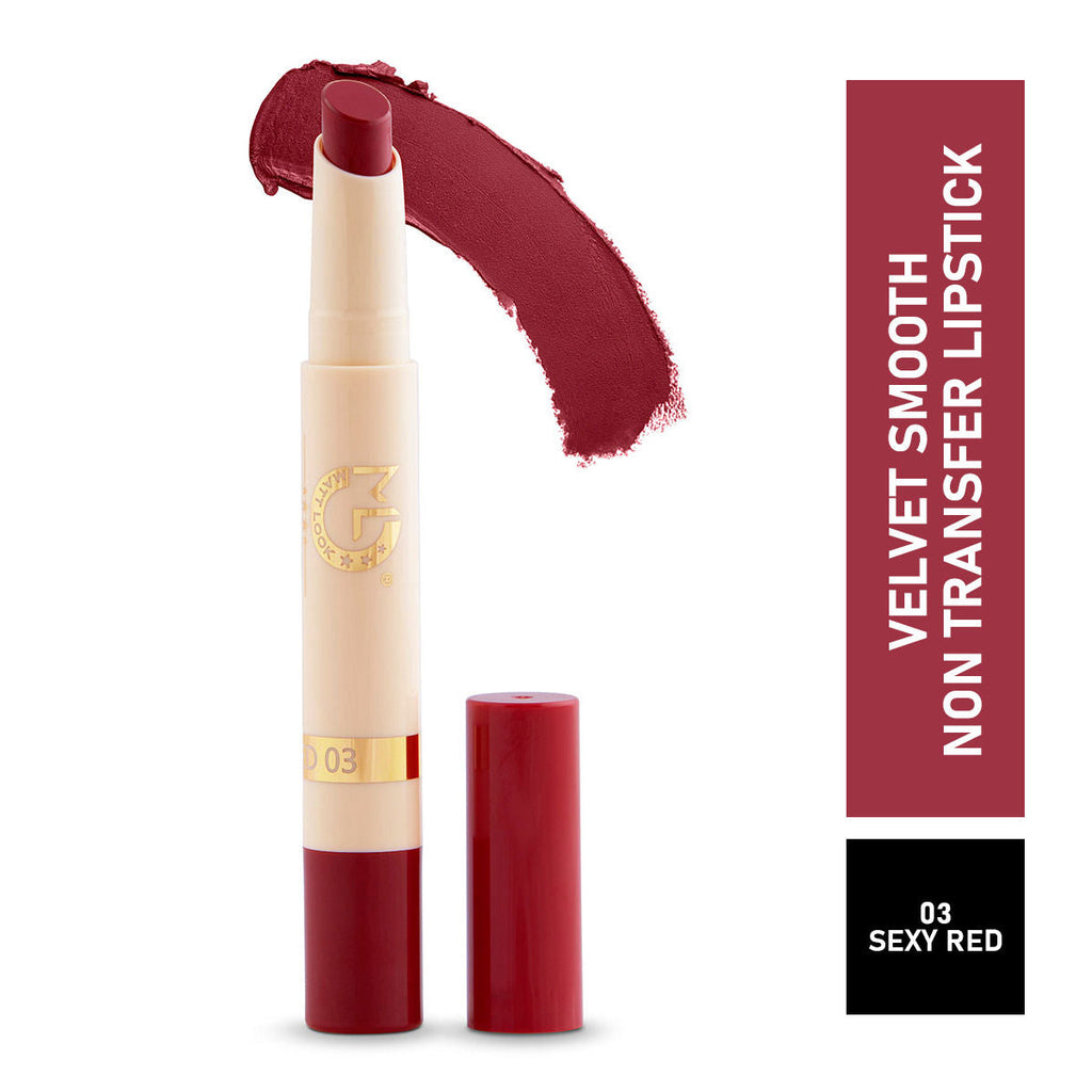 Matt look Velvet Smooth Non Transfer Lipstick