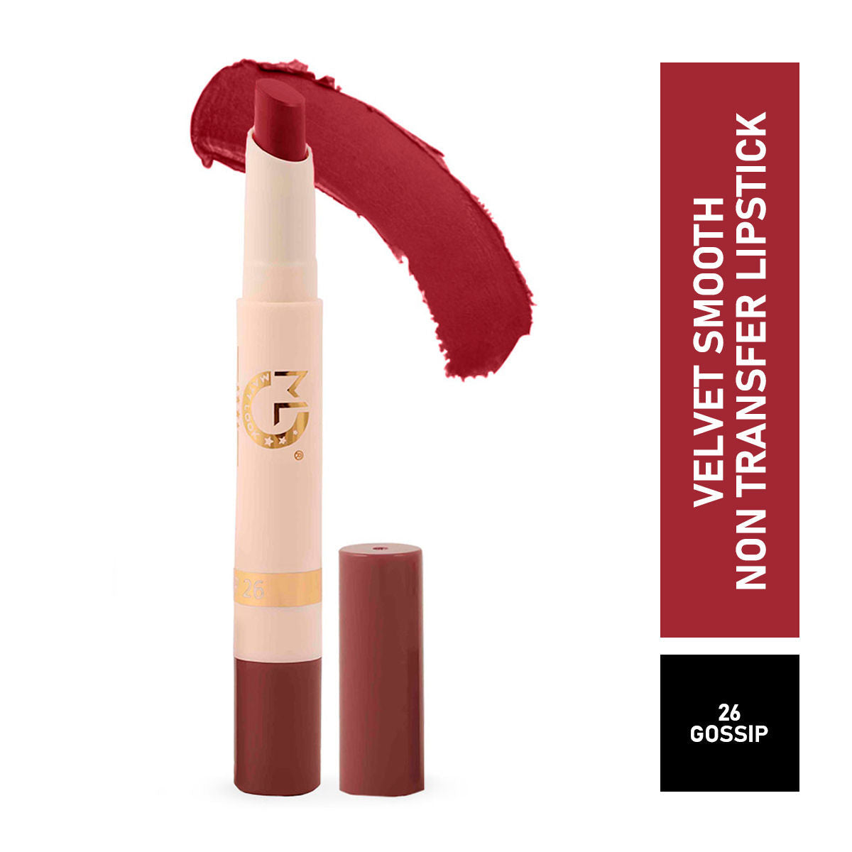 Matt look Velvet Smooth Non Transfer Lipstick