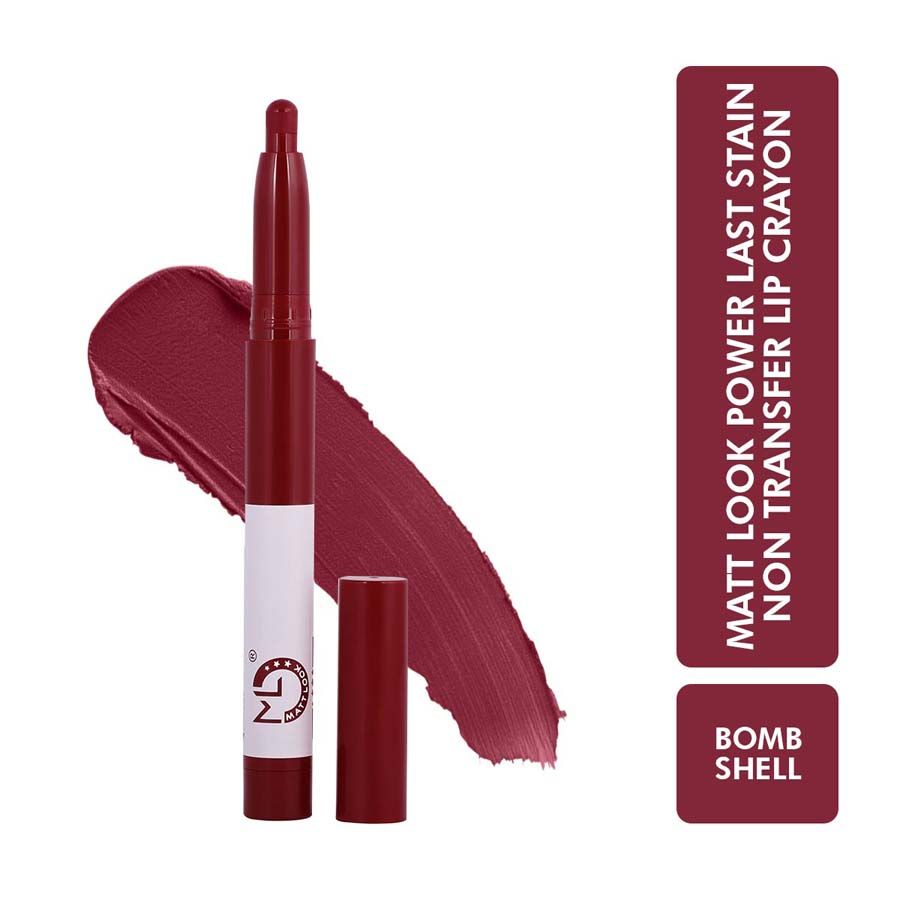 Matt look Power Last Lip Stain Crayon Lipstick