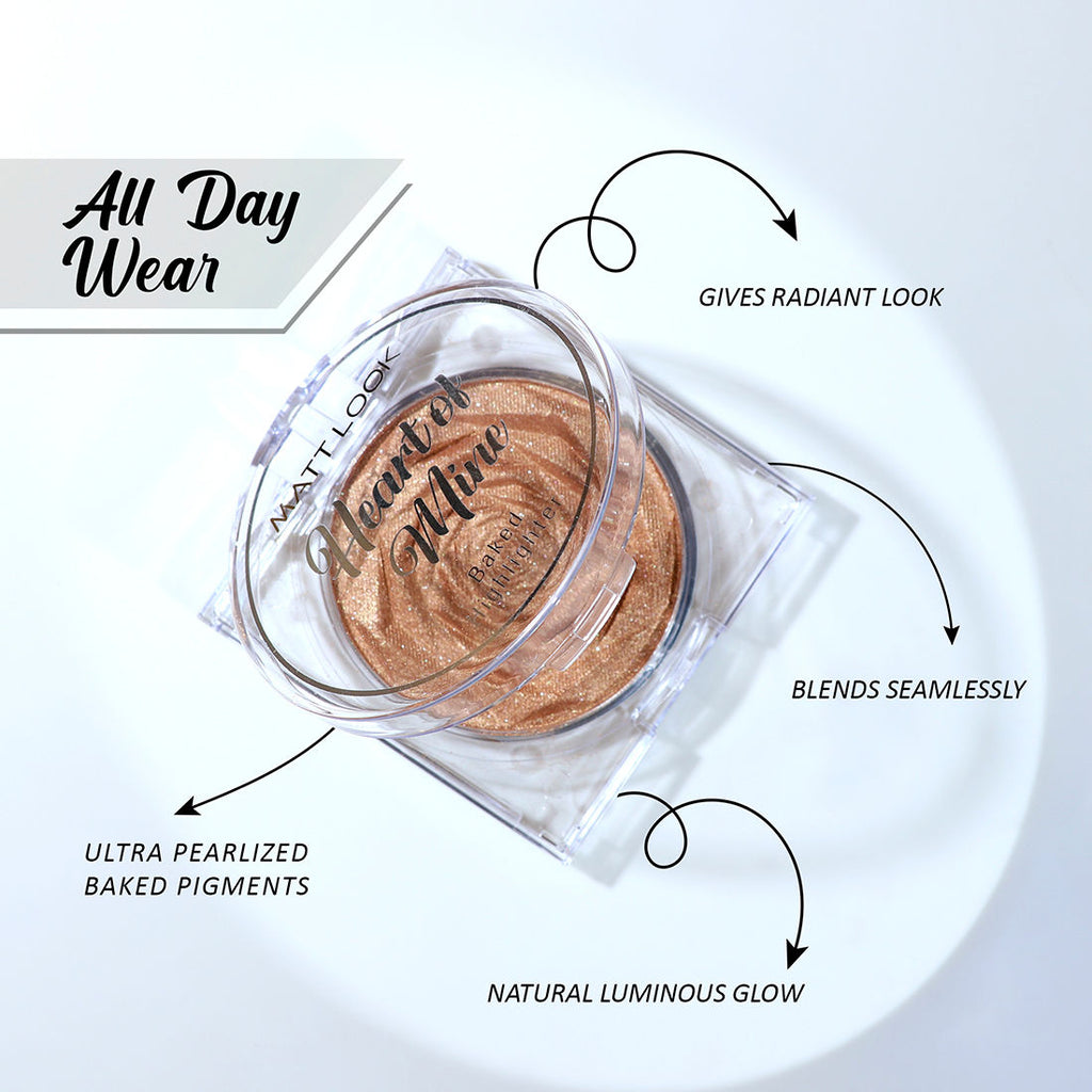 Matt look Heart Of Mine Baked Highlighter